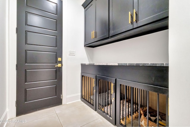 307 Harvest Creek Ln, Lafayette, LA 70508 - foyer entrance with light tile patterned flooring and baseboards