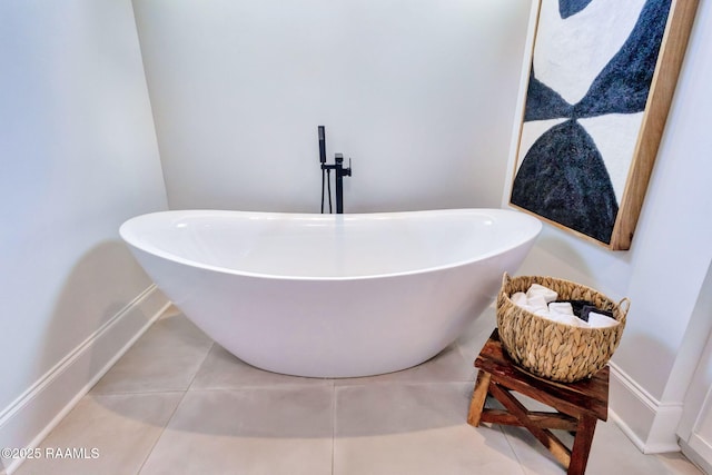 307 Harvest Creek Ln, Lafayette, LA 70508 - full bathroom with a soaking tub and tile patterned floors
