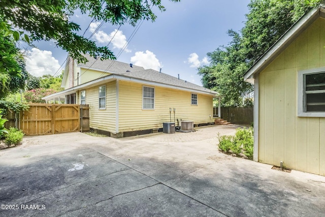 315 Tissington St, Lafayette, LA 70501 - back of property featuring a patio and central AC