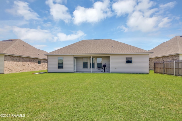 209 Crescent View Ln, Duson, LA 70529 - back of property with a patio and roof with shingles