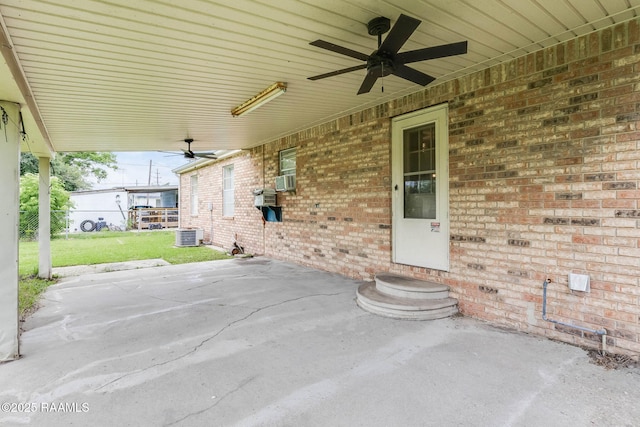 1521 Saint Jude Ave, New Iberia, LA 70560 - view of patio / terrace featuring ceiling fan