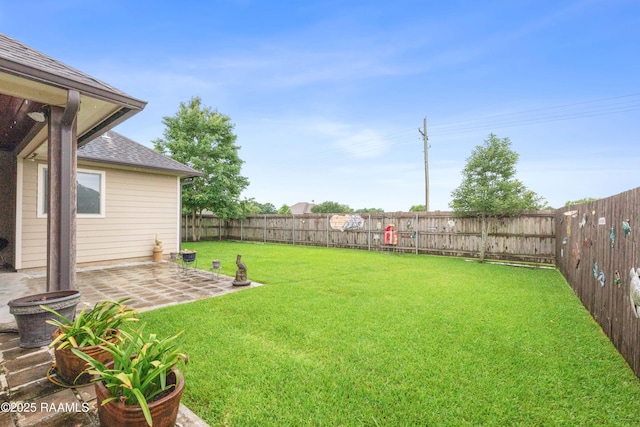 105 Cane Creek Dr, Broussard, LA 70518 - fenced backyard with a patio area