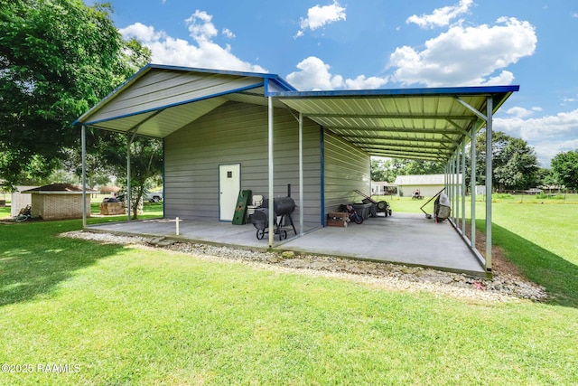938 Marteau Rd, Broussard, LA 70518 - view of car parking with a carport
