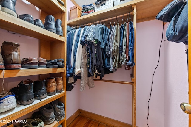 3000 E Simcoe St, Lafayette, LA 70501 - walk in closet with wood finished floors