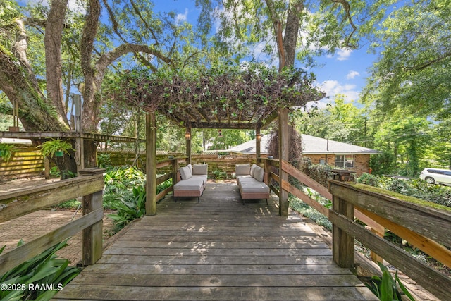 3000 E Simcoe St, Lafayette, LA 70501 - view of wooden deck