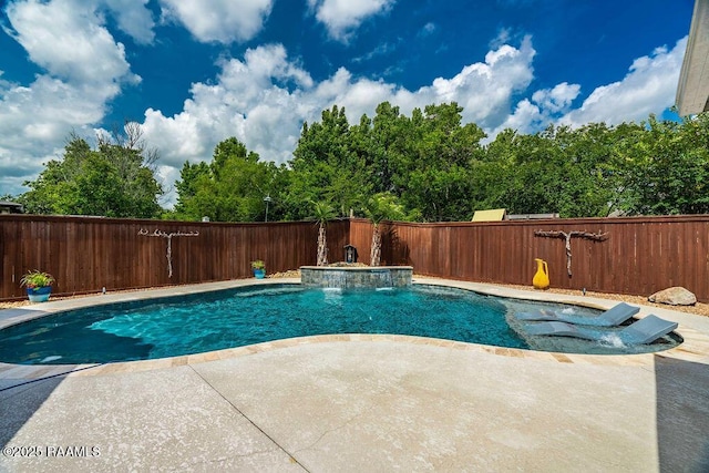 202 Doe Ln, Broussard, LA 70518 - view of swimming pool with a patio area and a fenced backyard