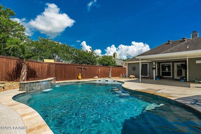 202 Doe Ln, Broussard, LA 70518 - view of pool featuring a patio and a fenced backyard