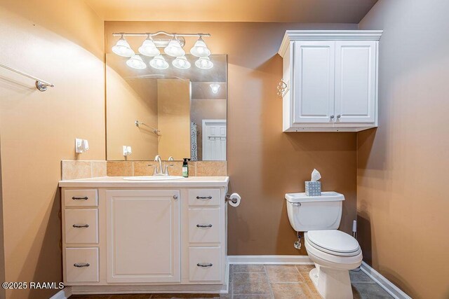 202 Doe Ln, Broussard, LA 70518 - half bathroom with baseboards and vanity