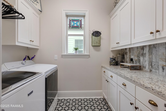 302 Easy Rock Landing Dr, Broussard, LA 70518 - washroom with washing machine and clothes dryer and cabinet space