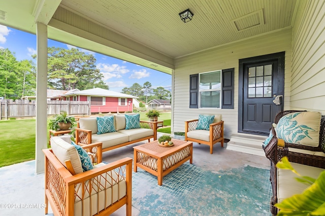 708 Park Ave, Breaux Bridge, LA 70517 - porch with an outdoor living space