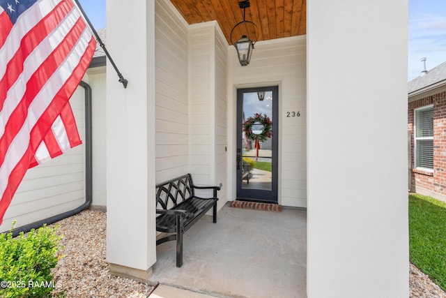 236 Whispering Meadows Rd, Broussard, LA 70518 - doorway to property with covered porch