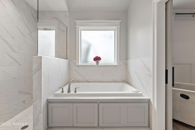 236 Whispering Meadows Rd, Broussard, LA 70518 - full bathroom featuring a bath and walk in shower