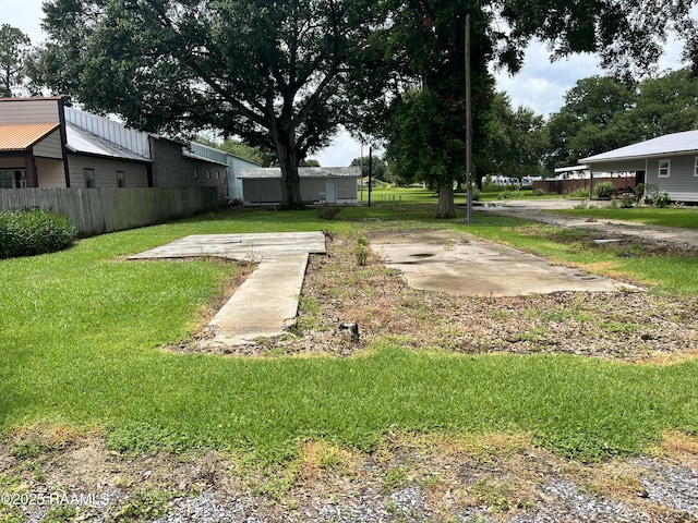 view of yard