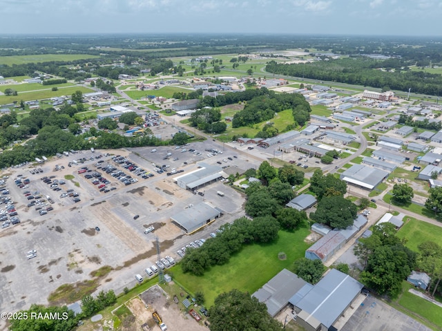 aerial view of property's location