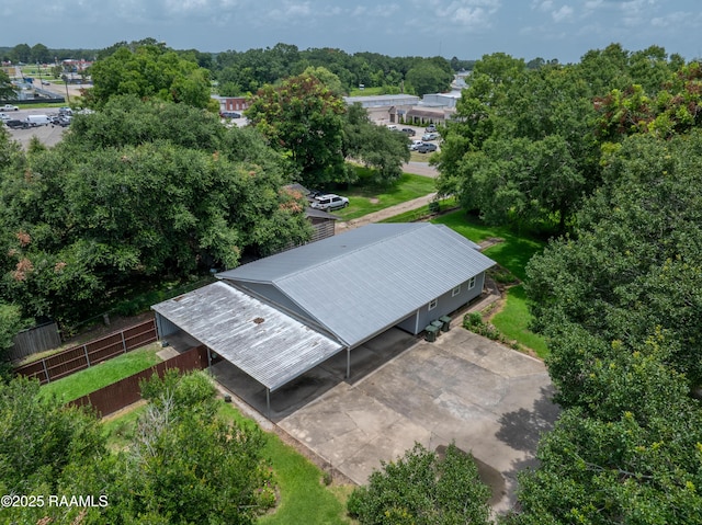 aerial view