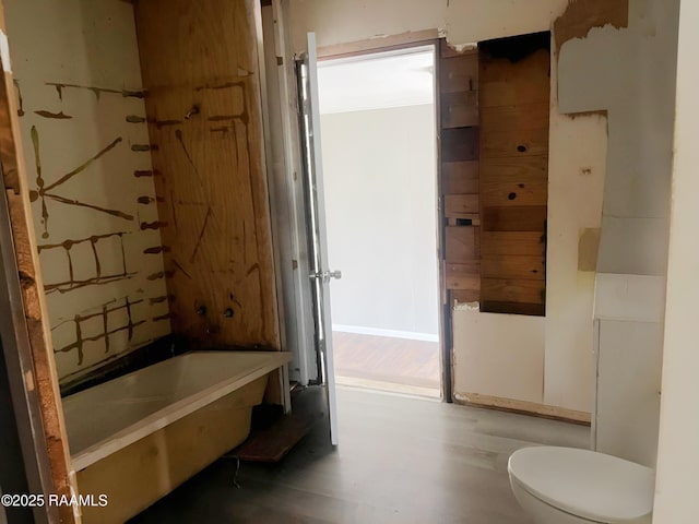 205 Joseph St, Baldwin, LA 70514 - bathroom featuring a freestanding bath and toilet