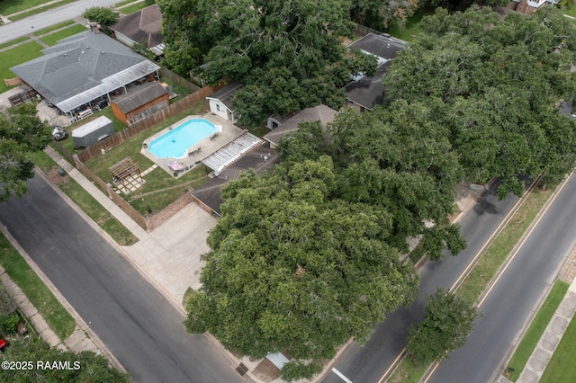 301 Broadmoor Blvd, Lafayette, LA 70503 - aerial view of a pool area