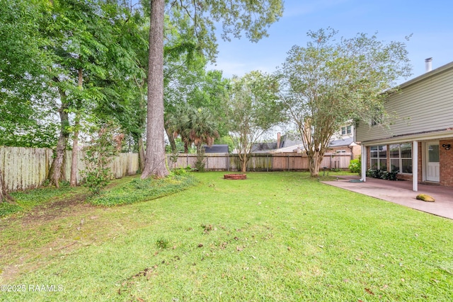 110 Shipley Dr, Lafayette, LA 70508 - fenced backyard with a patio