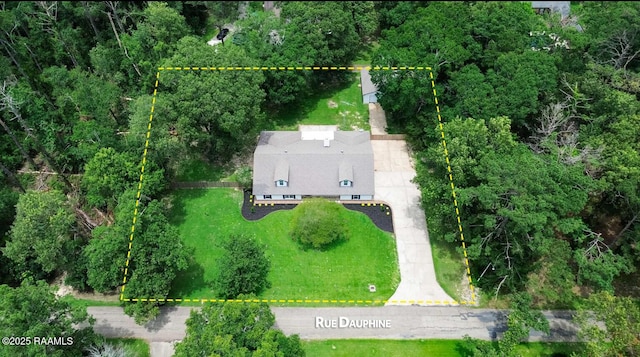 381 Rue Dauphine, Eunice, LA 70535 - view of subject property featuring property boundaries highlighted