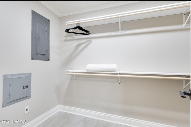 381 Rue Dauphine, Eunice, LA 70535 - walk in closet with electric panel