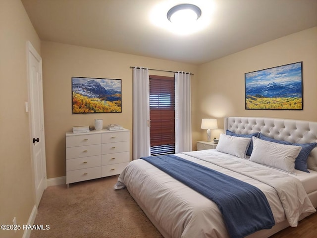 120 Acacia Ln, Abbeville, LA 70510 - carpeted bedroom with baseboards and access to exterior