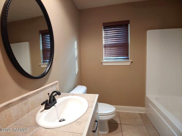 120 Acacia Ln, Abbeville, LA 70510 - full bathroom with vanity, a tub, tile patterned flooring, and a shower