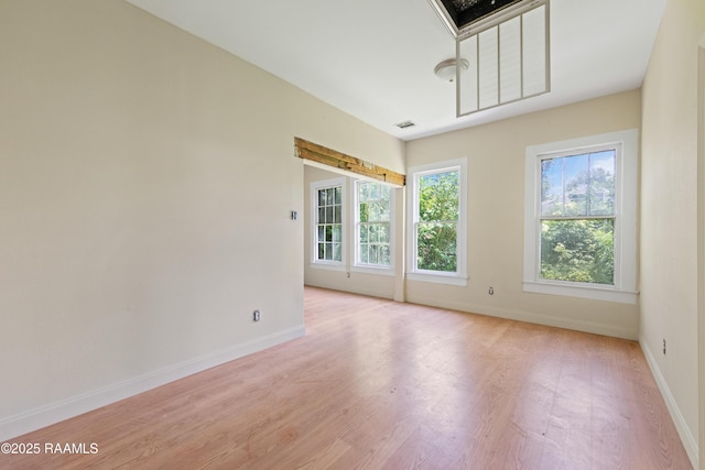 617 E Vermillion St, Lafayette, LA 70501 - unfurnished room featuring light wood-type flooring and baseboards