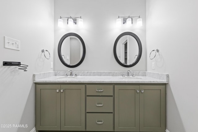 106 Whitewater Dr, Broussard, LA 70518 - bathroom with double vanity and baseboards