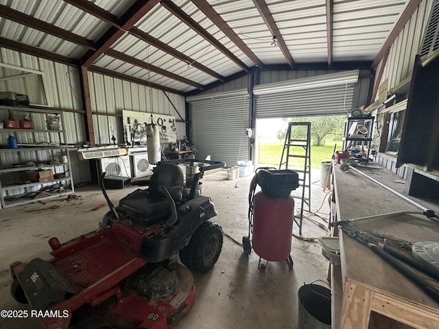 14439 Gladu Rd, Kaplan, LA 70548 - garage featuring metal wall