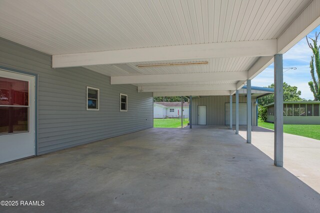 101 Sherry St, Baldwin, LA 70514 - view of patio / terrace featuring a carport