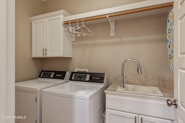 203 Whispering Meadows Rd, Broussard, LA 70518 - laundry room with cabinet space and washing machine and clothes dryer