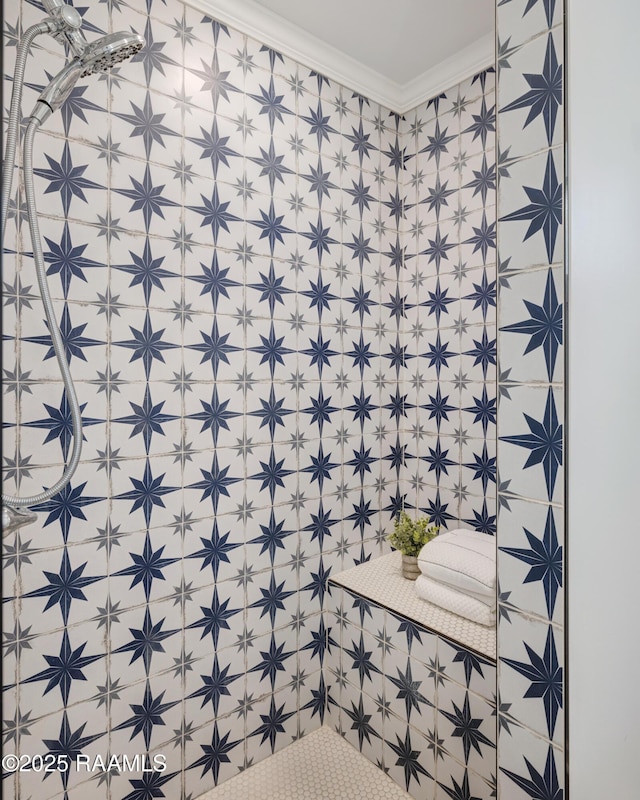 610 Ashton St, New Iberia, LA 70563 - bathroom featuring crown molding