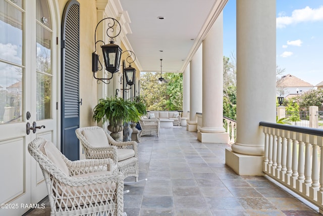 232 Princeton Woods Loop, Lafayette, LA 70508 - view of covered porch