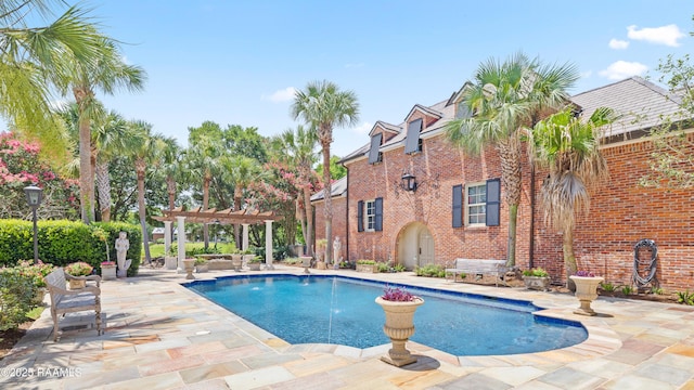232 Princeton Woods Loop, Lafayette, LA 70508 - swimming pool with a pergola and a patio area