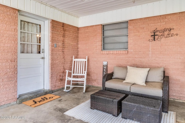 107 Julenie Way, Youngsville, LA 70592 - doorway to property with brick siding