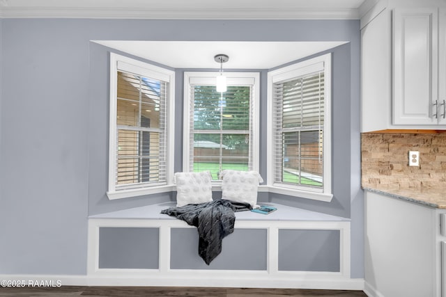 177 Radcliffe Dr, Lafayette, LA 70501 - detailed view of backsplash and crown molding