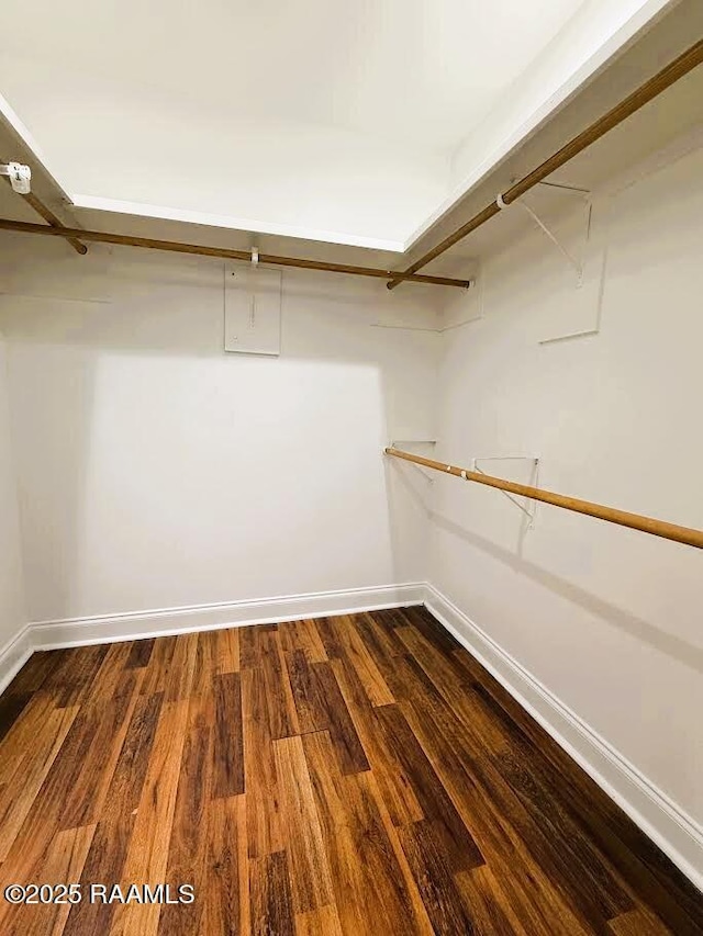 1108 Poydras Pl, Breaux Bridge, LA 70517 - spacious closet featuring dark wood finished floors