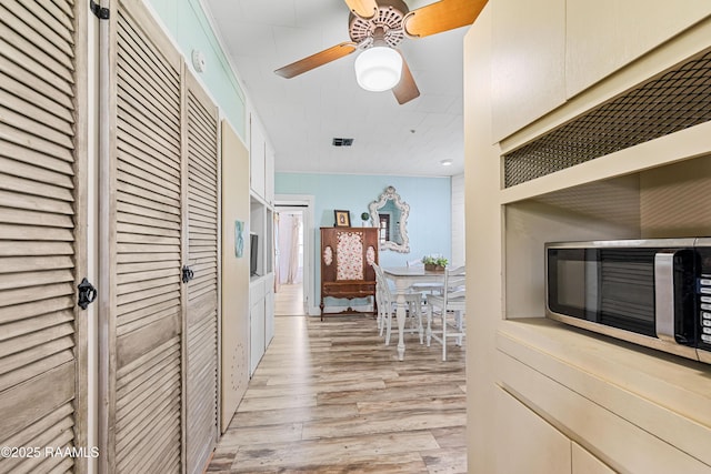 1054 Main St, Parks, LA 70582 - hall featuring light wood-type flooring