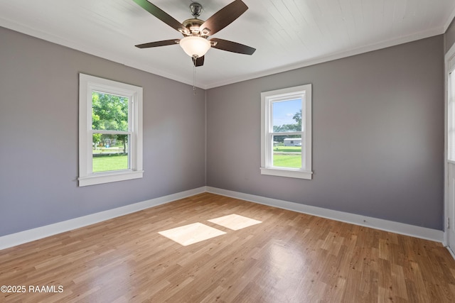 1044 Babineaux Rd, Breaux Bridge, LA 70517 - unfurnished room with light wood-style flooring and a ceiling fan