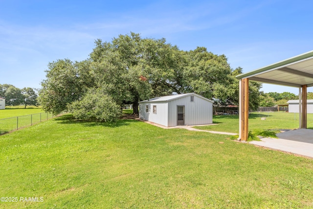 7011 Cameron St, Duson, LA 70529 - view of yard featuring an outbuilding