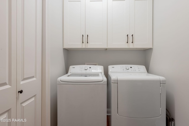 124 Buttercup Dr, Washington, LA 70589 - laundry room featuring independent washer and dryer and cabinet space