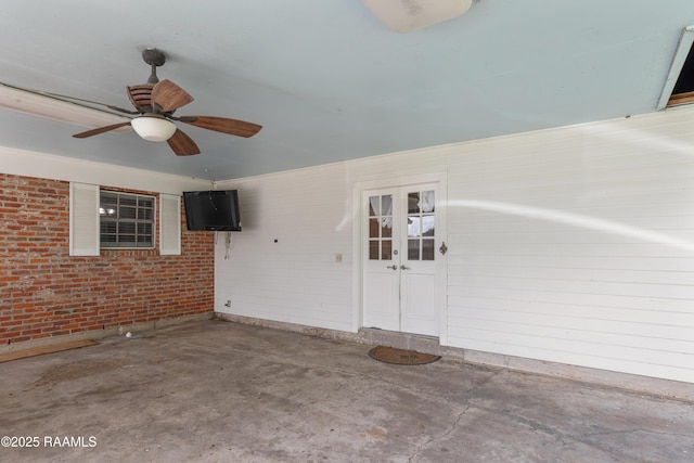 1243 Huval Rd, Breaux Bridge, LA 70517 - view of patio / terrace featuring a ceiling fan
