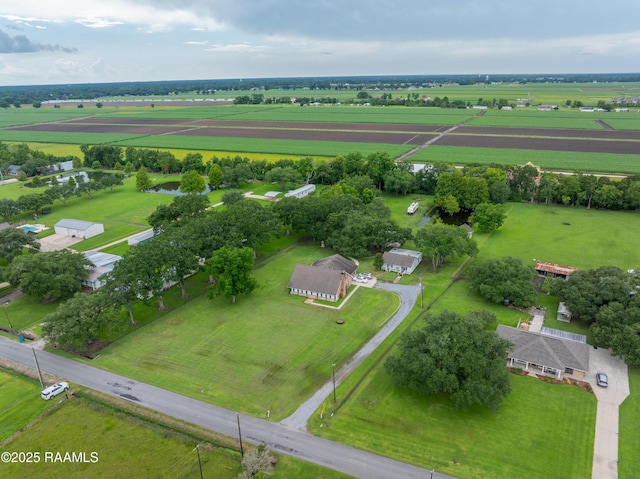1243 Huval Rd, Breaux Bridge, LA 70517 - aerial view of sparsely populated area featuring abundant farmland