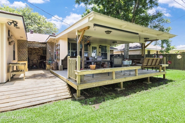 314 Creswell Ave, Scott, LA 70583 - view of wooden deck