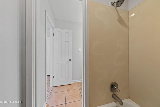 15 Courtyard Cir, Lafayette, LA 70508 - bathroom with tile patterned floors and  shower combination