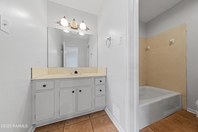 15 Courtyard Cir, Lafayette, LA 70508 - full bathroom with tile patterned flooring and vanity