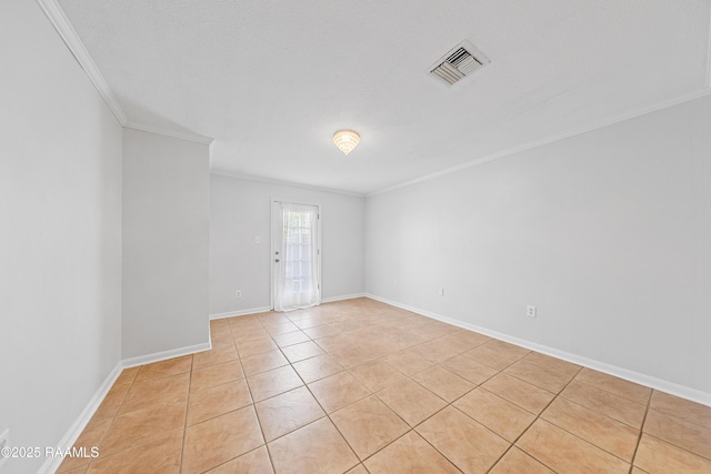 15 Courtyard Cir, Lafayette, LA 70508 - spare room with ornamental molding and light tile patterned flooring