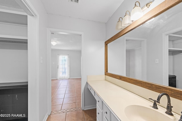 15 Courtyard Cir, Lafayette, LA 70508 - bathroom with tile patterned floors and vanity