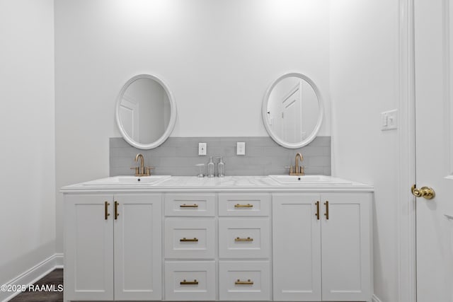 1114 Dermelie Calais Rd, Breaux Bridge, LA 70517 - full bath featuring double vanity and backsplash