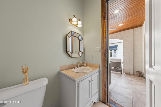 407 Arabella Blvd, Lafayette, LA 70508 - bathroom featuring vanity and tile patterned flooring